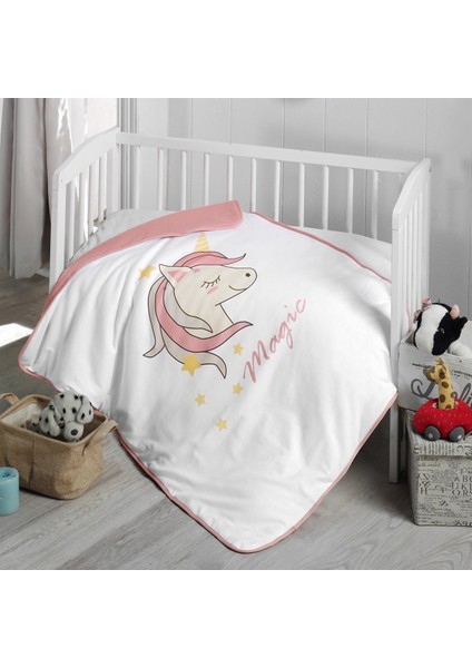 Unicorn Elyaflı Bebek Battaniyesi 75X100