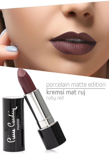 Porcelain Matte Edition Lipstick - Ruby Red - 217