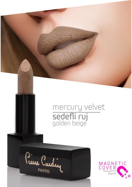 Pierre Cardin Mercury Velvet Lipstick  - Golden Beige - 159