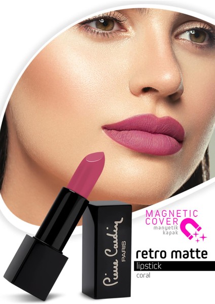 Retro Matte Lipstick - Coral - 141