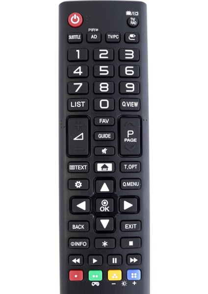 Lg Kısa Model Beyaz Home Akb 74915324 LED Tv Televizyon Kumandası AKB74915324 Home Ev Tuşlu