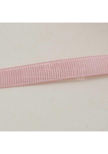 Parti Vitrini Pembe Grogren Kurdela 1 Cm. x 10 Metre