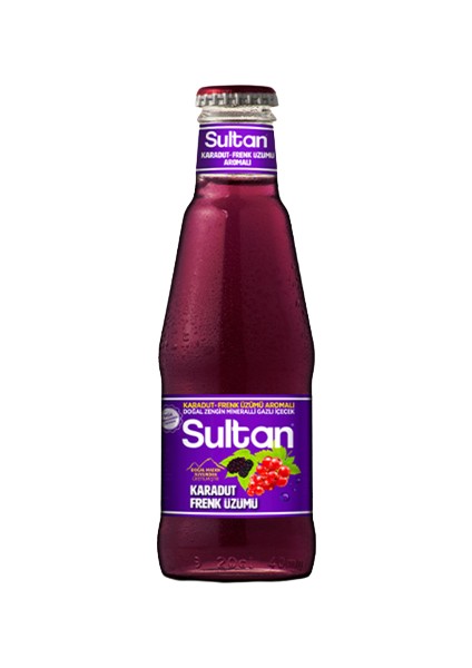 Sultan Karadut Frenk Üzümlü Maden Suyu (200 Ml)
