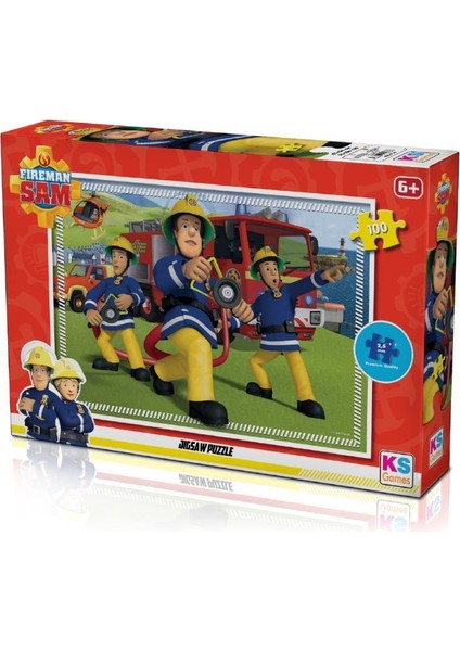 KS Games Ks Fireman Sam Puzzle 100 Parça Lisanslı Ürün