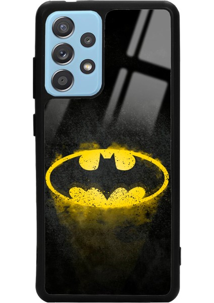 Samsung A52 Yellow Batman Tasarımlı Glossy Telefon Kılıfı