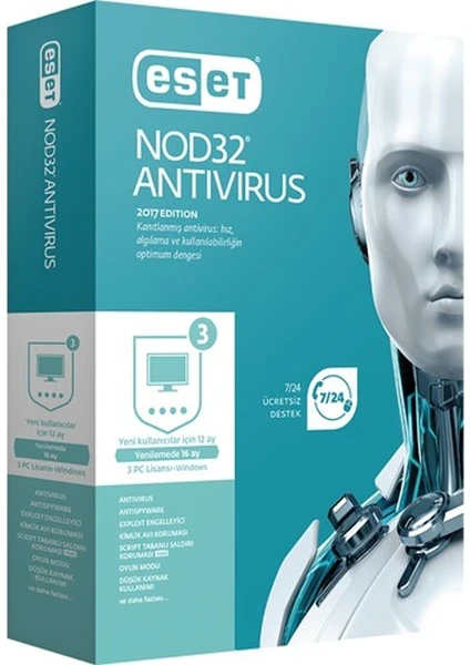 NOD32 2023 Antivirus Lisans Anahtarı | 1 Yıl & 1-3-5 Kullanıcı