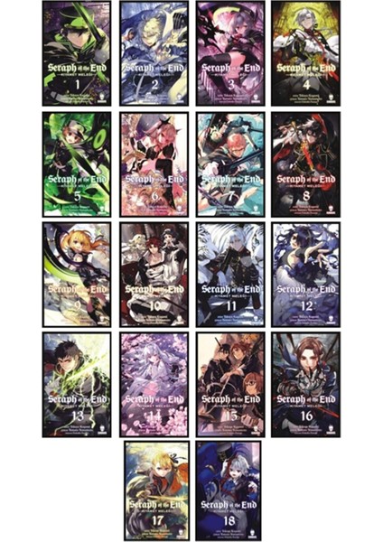Seraph Of The End Kıyamet Meleği (1-18 Set) - Takaya Kagami