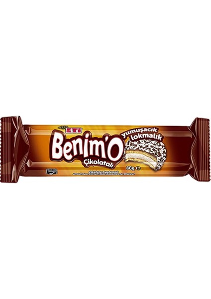 Eti Benim'o Hindistan Cevizli Marshmallowlu Bisküvi (80 G)
