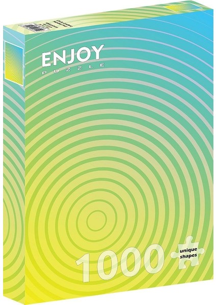 Puzzle 1000 Parça Yeşil/sarı Gradyan Puzzle