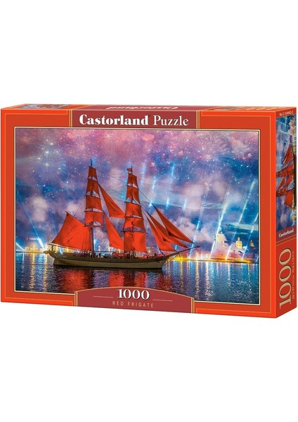 1000 Parça Kırmızı Yelkenli Yapboz fiyatları