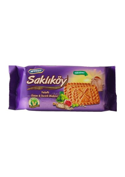Ülker Saklıköy Üzüm-Incir Bisküvi (122 G)