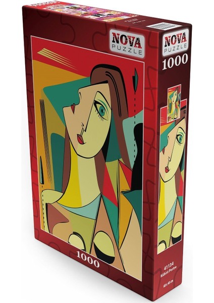 Nova Puzzle 2X1000 Parça Kübist Portre ve Soyut Yüzler Puzzle Seti