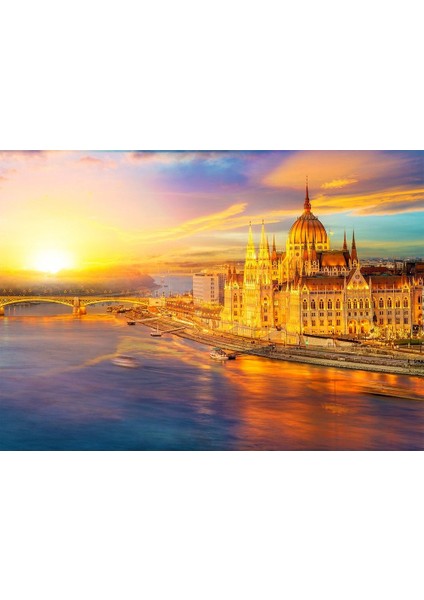 1000 Parça Gün Batımında Macaristan Parlamentosu Puzzle fiyatları