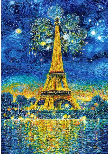 1500 Parça Paris'te Kutlama Puzzle