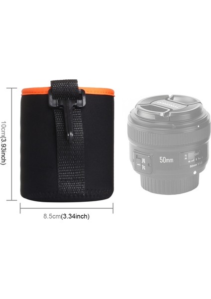8.5X10 cm Lens Iç Safra Çantası Su Geçirmez Koruyucu Kılıf（portakal） (Yurt Dışından) indirimleri