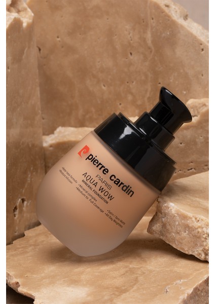 Aqua Wow Mineralli Su Bazlı Fondöten Ivory Skin With Warm Yellow