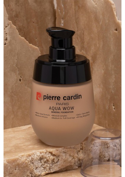 Aqua Wow Mineralli Su Bazlı Fondöten Ivory Skin With Warm Yellow indirimleri