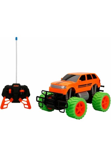 1:18 Uzaktan Kumandalı Neon Jumbo Weels USB Şarjlı Araba