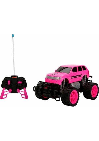 1:18 Uzaktan Kumandalı Neon Jumbo Weels USB Şarjlı Araba