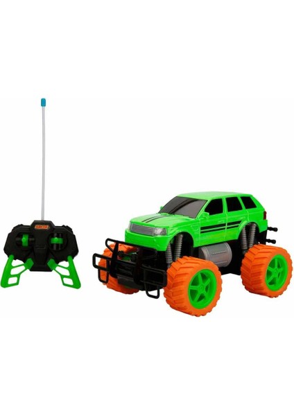 1:18 Uzaktan Kumandalı Neon Jumbo Weels USB Şarjlı Araba