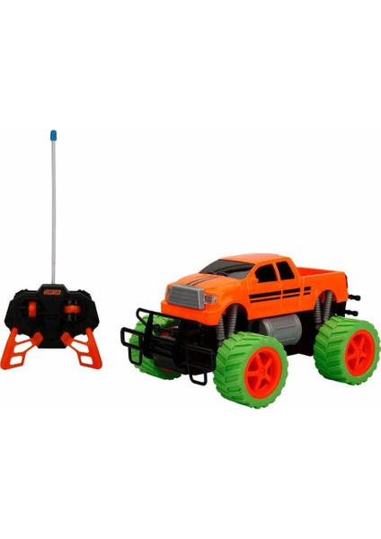 1:18 Uzaktan Kumandalı Neon Jumbo Weels USB Şarjlı Araba