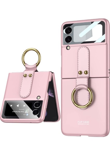 Samsung Galaxy Z Flip 3 Kılıf Soft Slim Ringfold Case