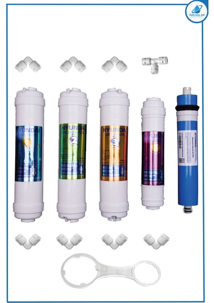 Su Arıtma Filtre Seti 5'li