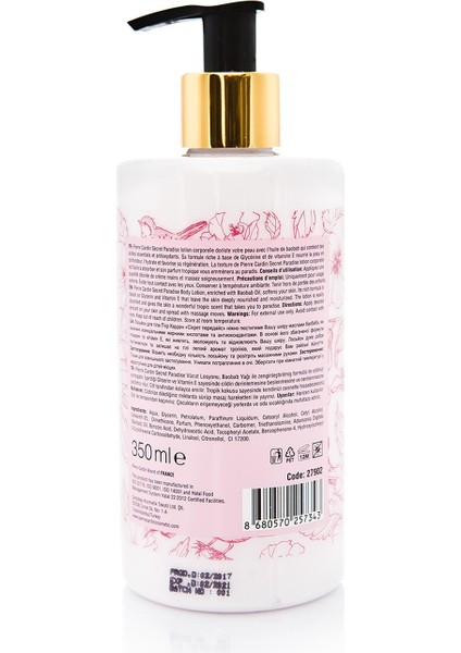 Secret Paradise Babobab Yağı Içeren Besleyici ve Nemlendirici Vücut Losyonu - 350 ml