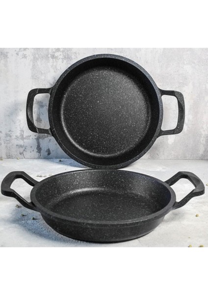 3 Lü Döküm 18-20-22 cm Sahan Seti - Siyah fiyatları