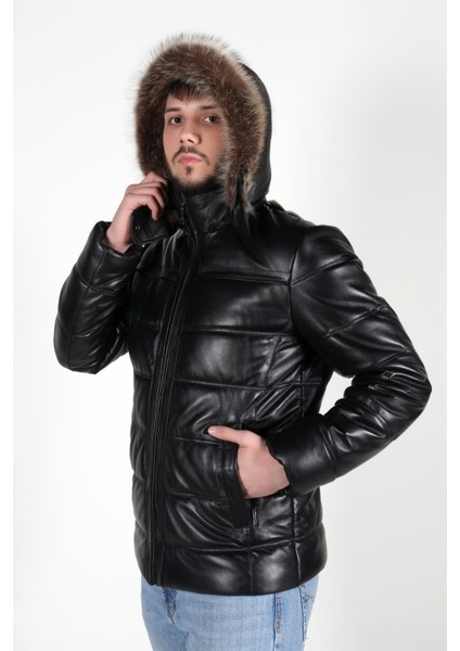 013 Model Erkek Siyah Hakiki Deri Ceket fiyatları