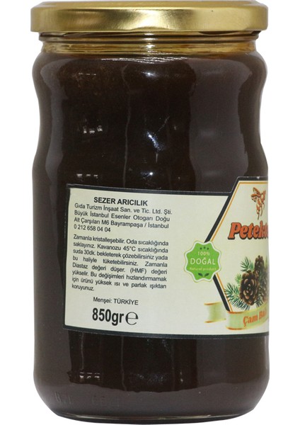Petekten Çam Balı 850 gr