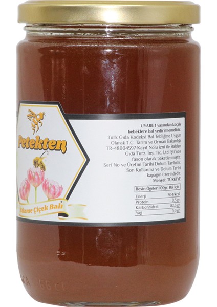 Petekten Çiçek Süzme Balı 850 gr fiyatları