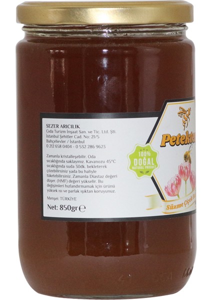 Petekten Çiçek Süzme Balı 850 gr modelleri