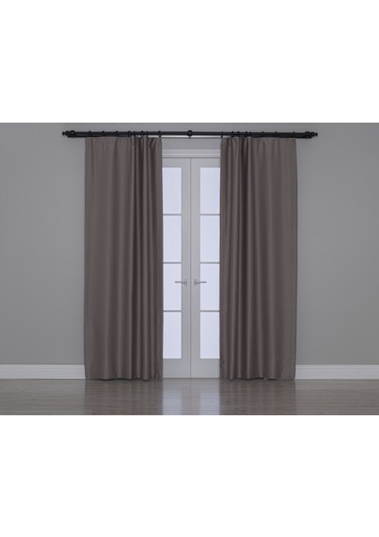 Blackout Karartma Özellikli Perde Metalik Gri fiyatları