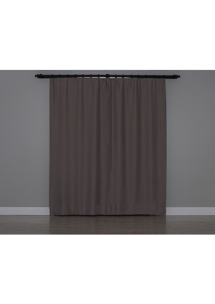 Blackout Karartma Özellikli Perde Metalik Gri modelleri