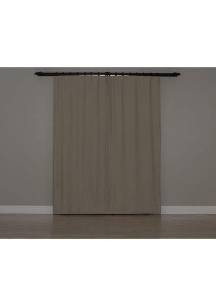 Blackout Karartma Özellikli Perde Açık Nohut Rengi modelleri