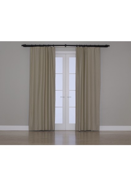 Blackout Karartma Özellikli Perde Açık Nohut Rengi fiyatları