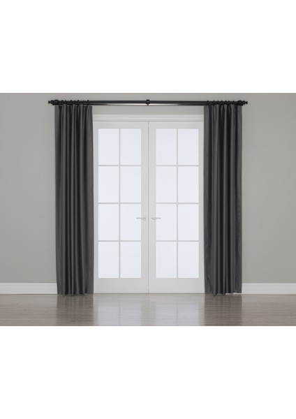 Blackout Karartma Özellikli Perde Koyu Gri