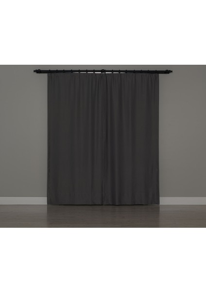 Blackout Karartma Özellikli Perde Koyu Gri modelleri