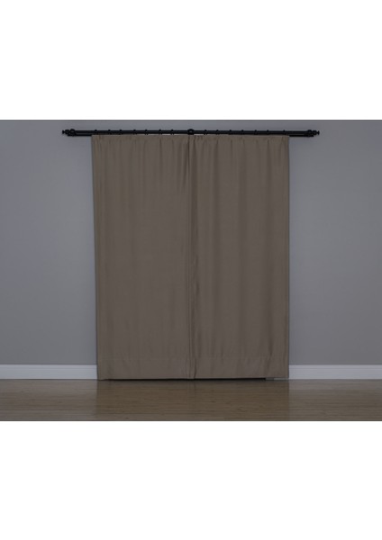 Blackout Karartma Özellikli Perde Nohut Rengi modelleri