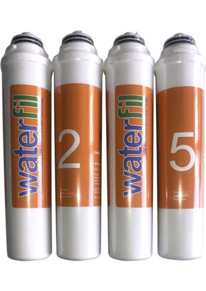 - Puricom ve Waterlife Su Arıtma Cihazları Uyumlu Tak Çevir 4'lü Filtre Seti