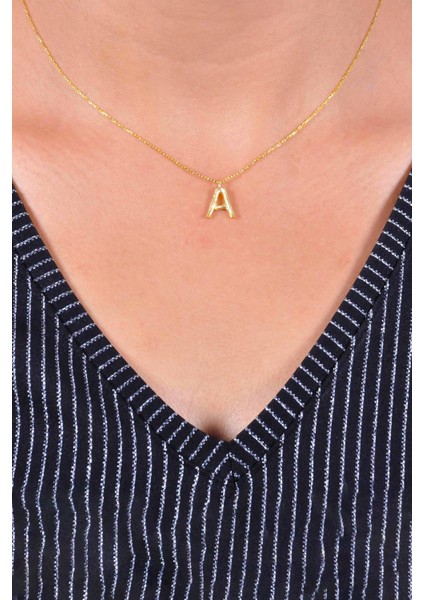 Bambu K Harf 925 Ayar Gümüş Kolye 201020475 indirimleri