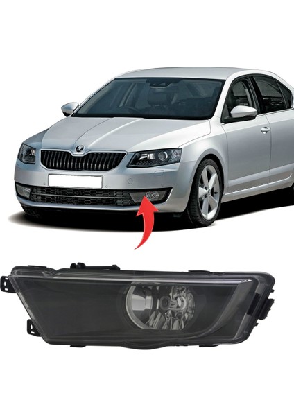 Skoda Octavia Sol Sis Farı Siyah 2013-2017 5E0941701C