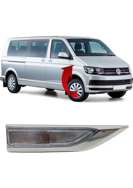 Vw T7 2016-2020 Sağ Çamurluk Sinyali Krom 7E0949102A