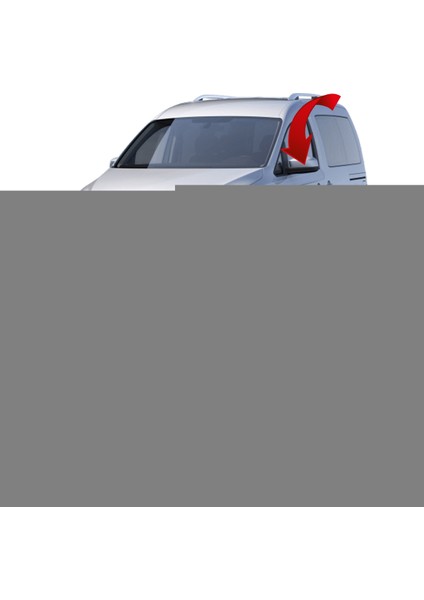 Vw Caddy Sol Ayna Camı 2015-2019 2K5857521C
