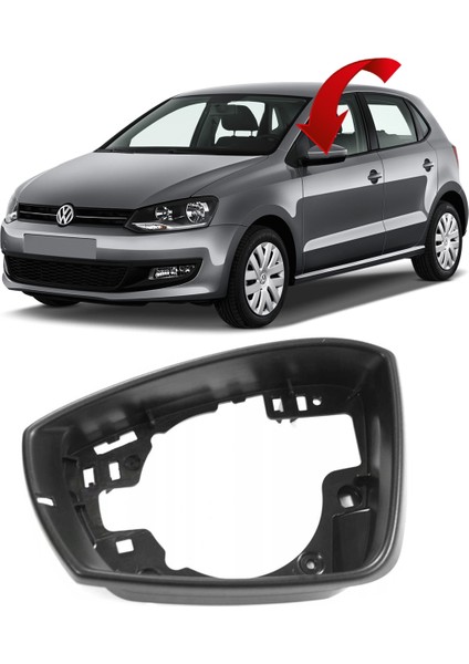 Vw Polo Sol Ayna Çerçevesi 2010-2016 6R0857601B