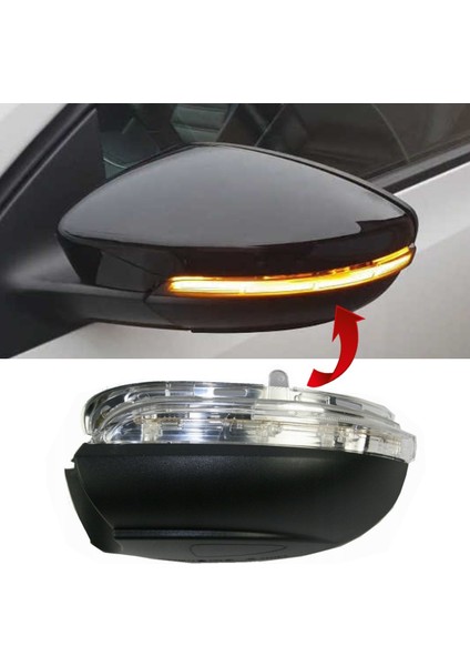 Vw Passat-Scirocco Sol Ayna Sinyali 2009-2015 3C8949101D
