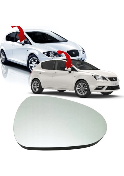 Seat Ibiza-Leon Sağ Ayna Camı 2008-2017 6J0857522