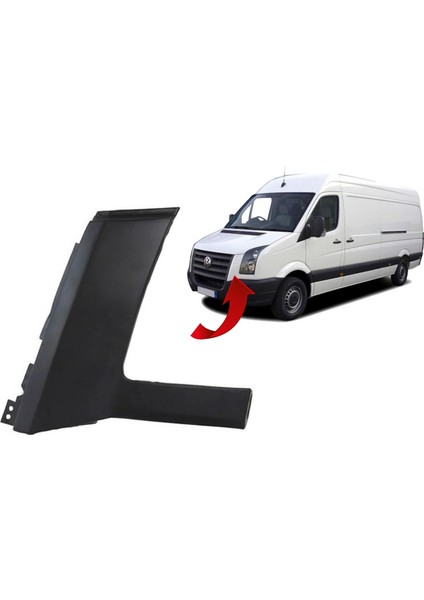 Vw Crafter Sol Far Alt Kaşı 2006-2016 2E0853165