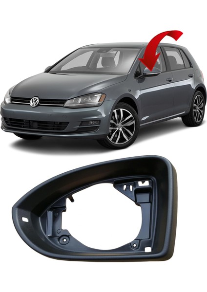 Vw Golf 7-7.5 Sol Ayna Çerçevesi 2013-2019 5G0857601